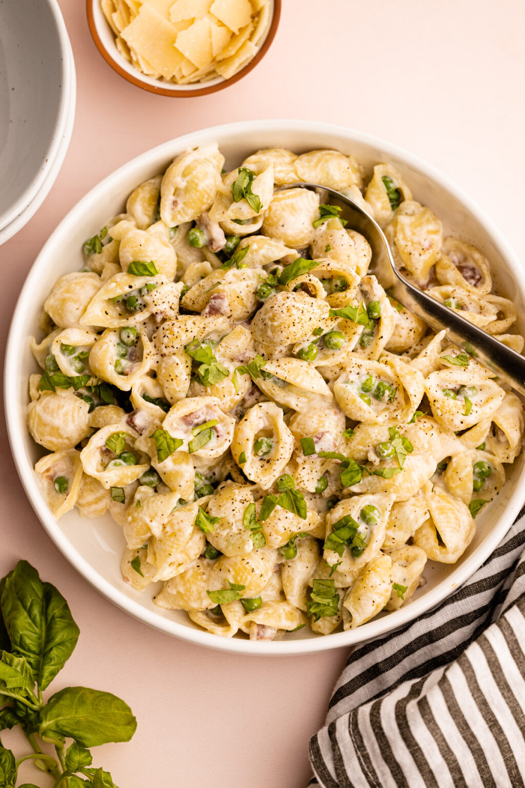 Pancetta and Pea Pasta Everyday Family Eats