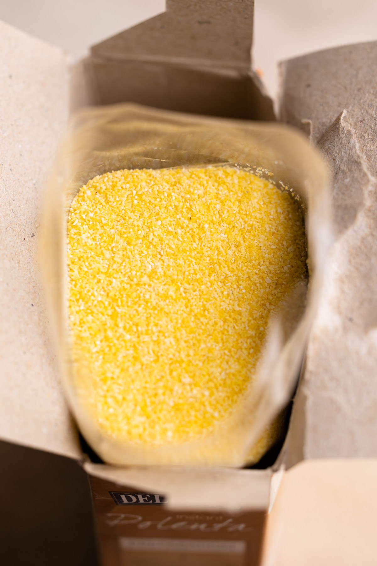 A box of instant polenta.