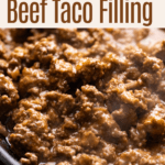 Beef taco filling.