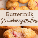 Buttermilk Strawberry Muffins