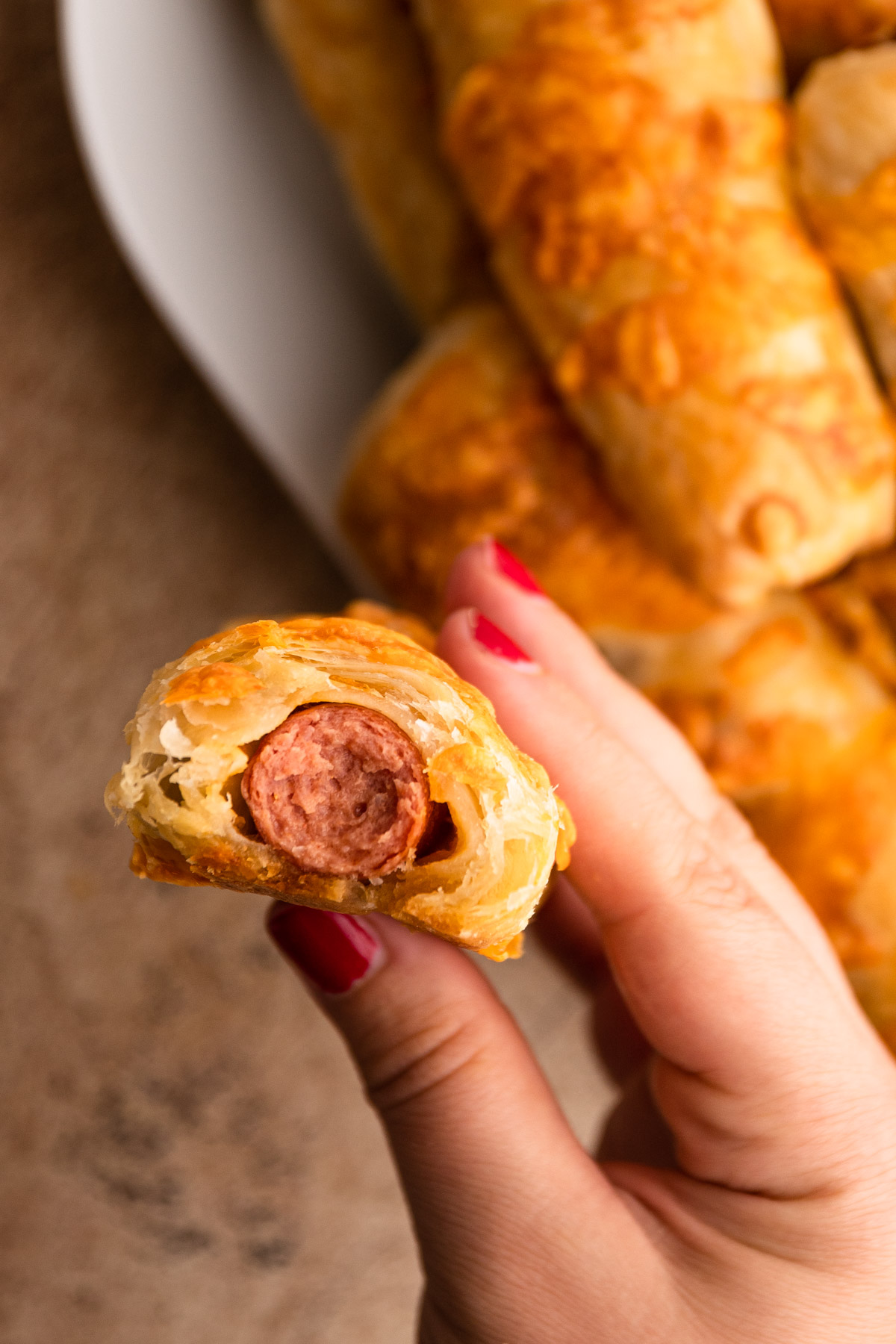 Hot dogs in online a blanket puff pastry