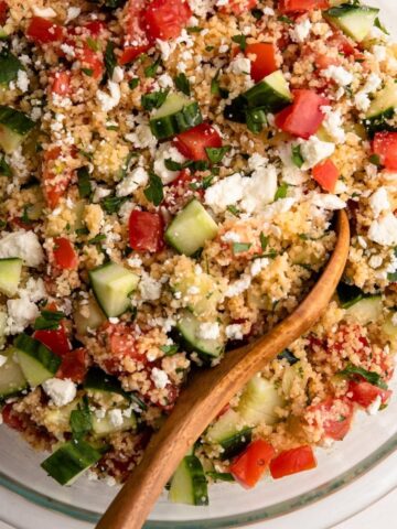 Couscous Salad with Tomatoes and Feta