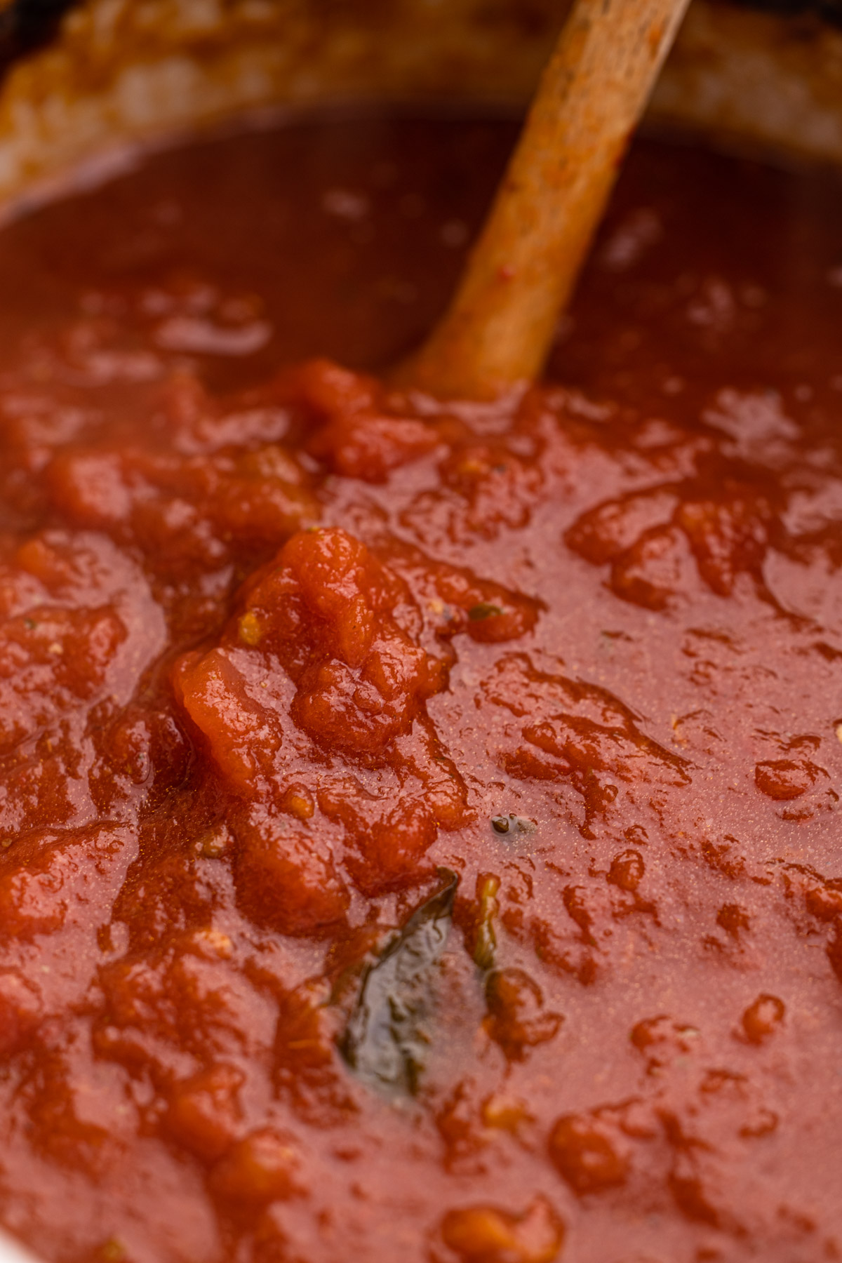 Slow cooker tomato sauce.