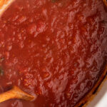 Slow cooker tomato sauce.