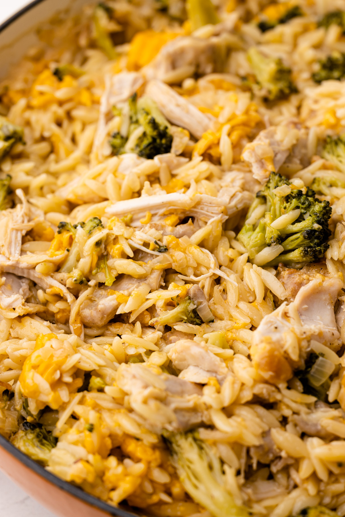 One-Pot Cheesy Chicken and Orzo Bake - Everyday Family Eats