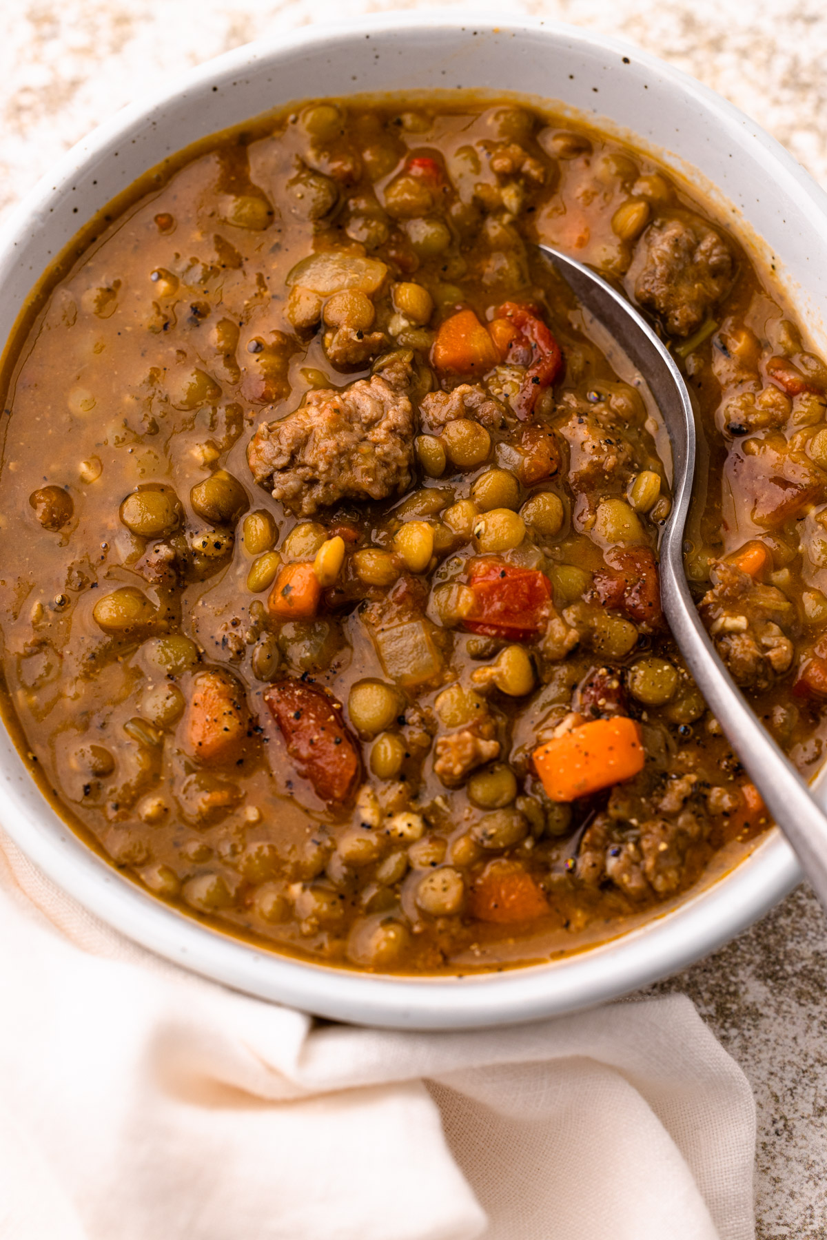 Italian Sausage and Lentil Soup