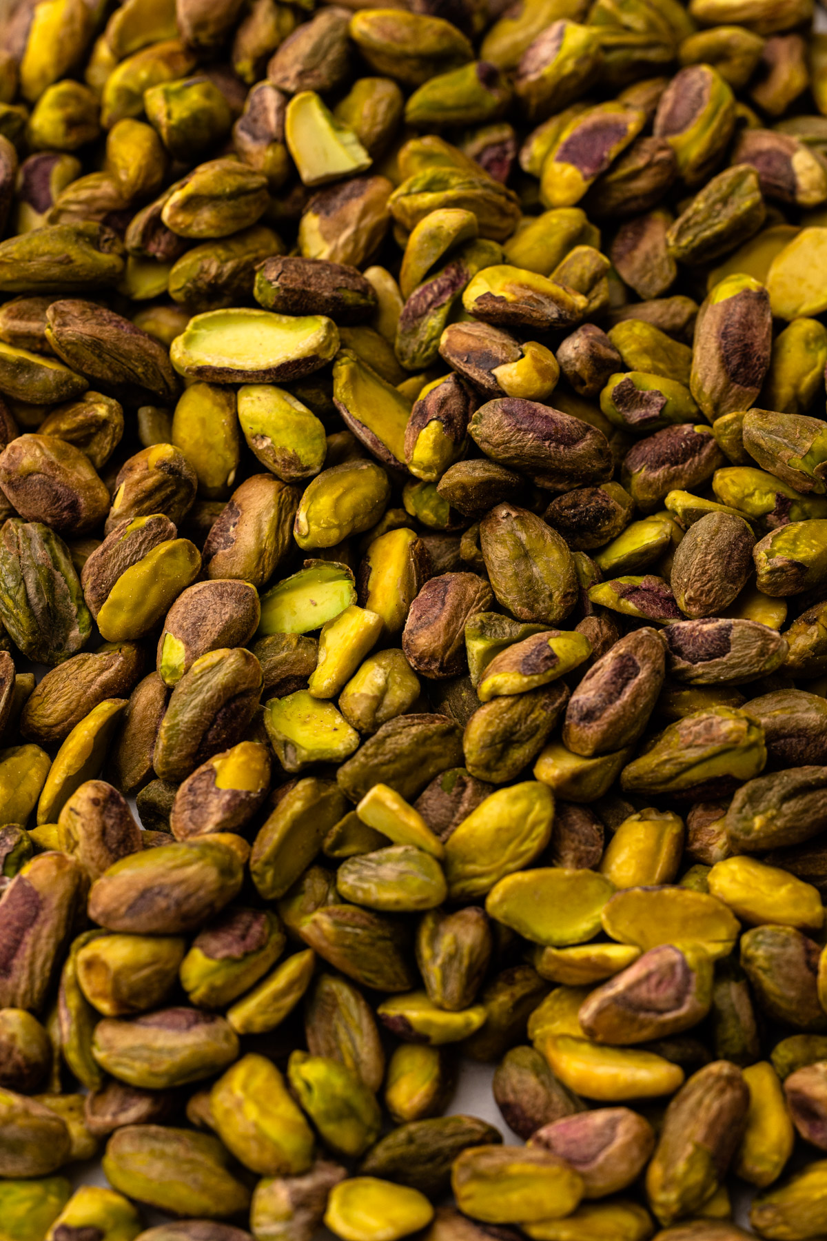 Raw pistachios.