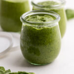 Basil spinach pesto.