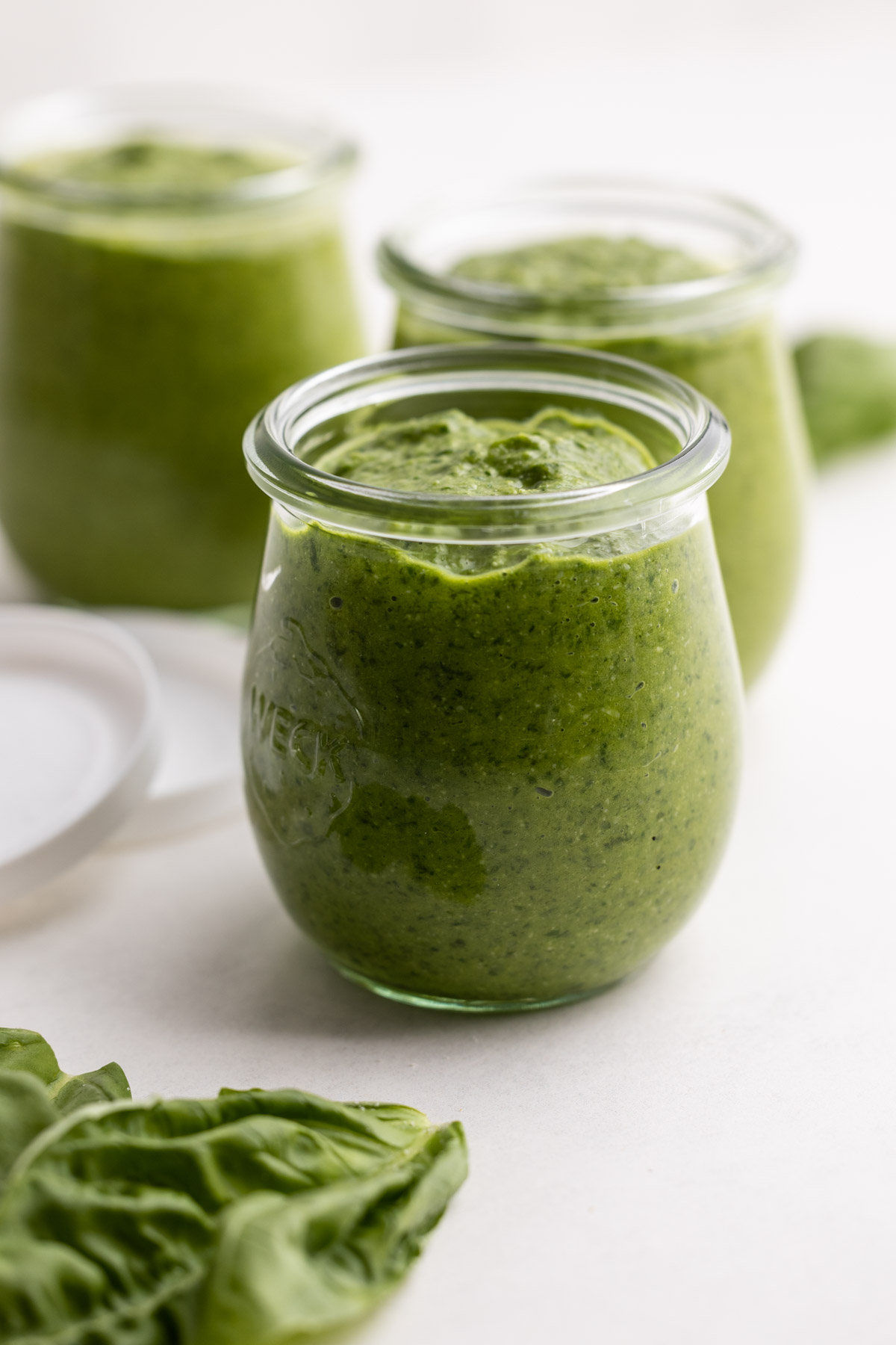 Basil spinach pesto.