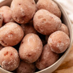 A bowl filled with salted potatoes.